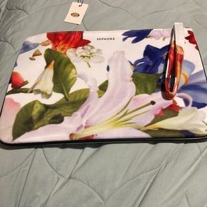 Sephora floral make up bag